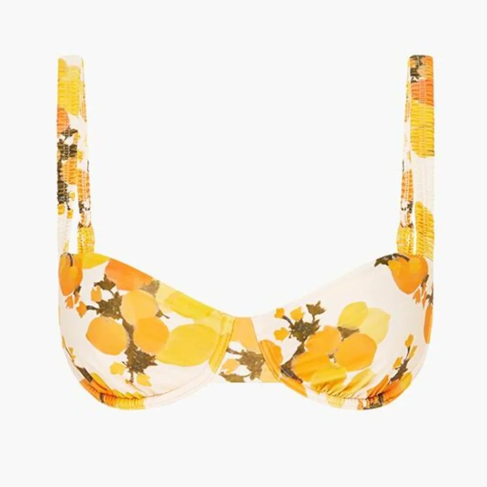 NWT Peony Holiday Bikini Top Size S - Picture 11 of 16